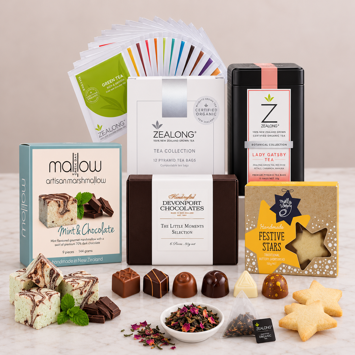The Holiday Tea & Chocolate Selection