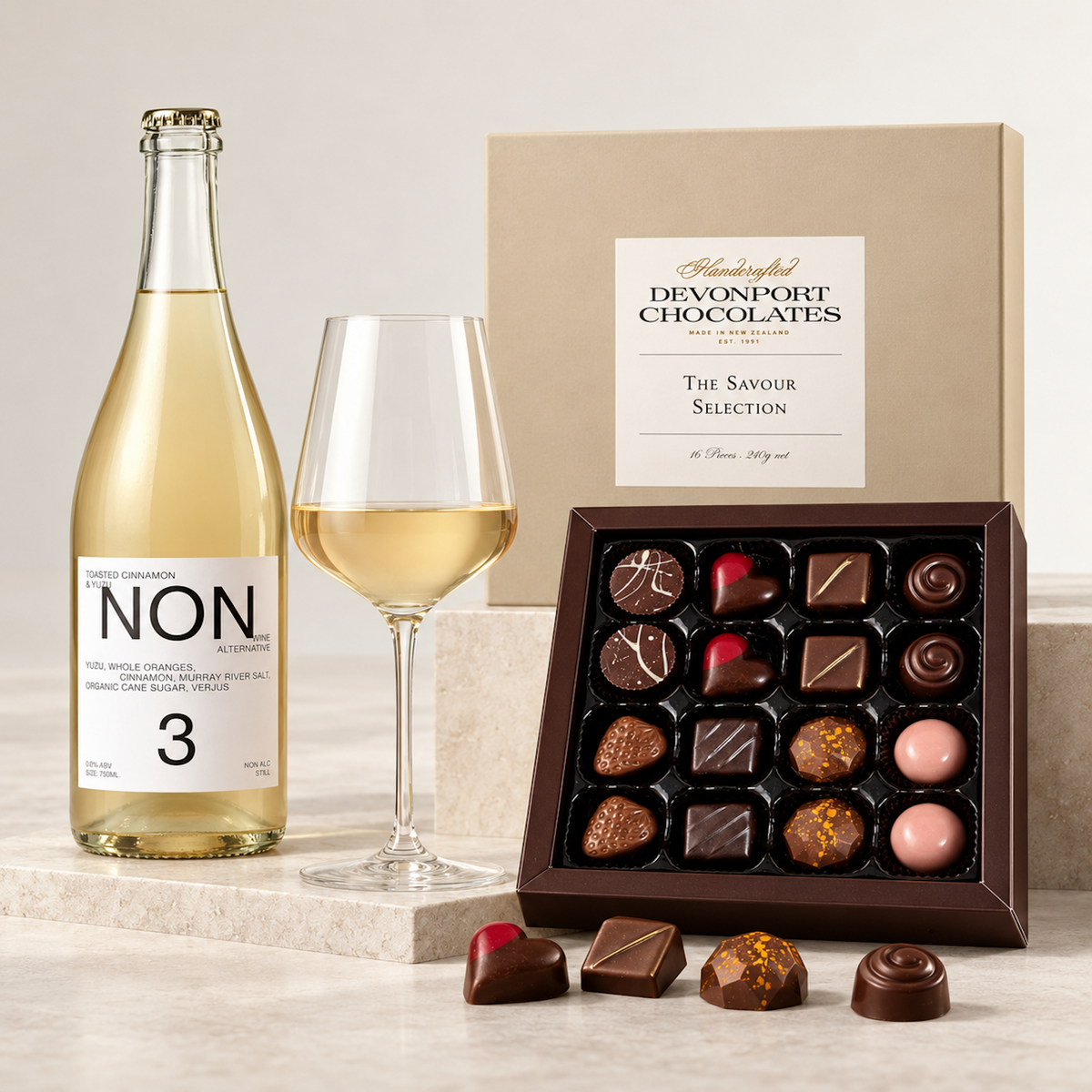 The (NON) Wine & Truffles Gift Box
