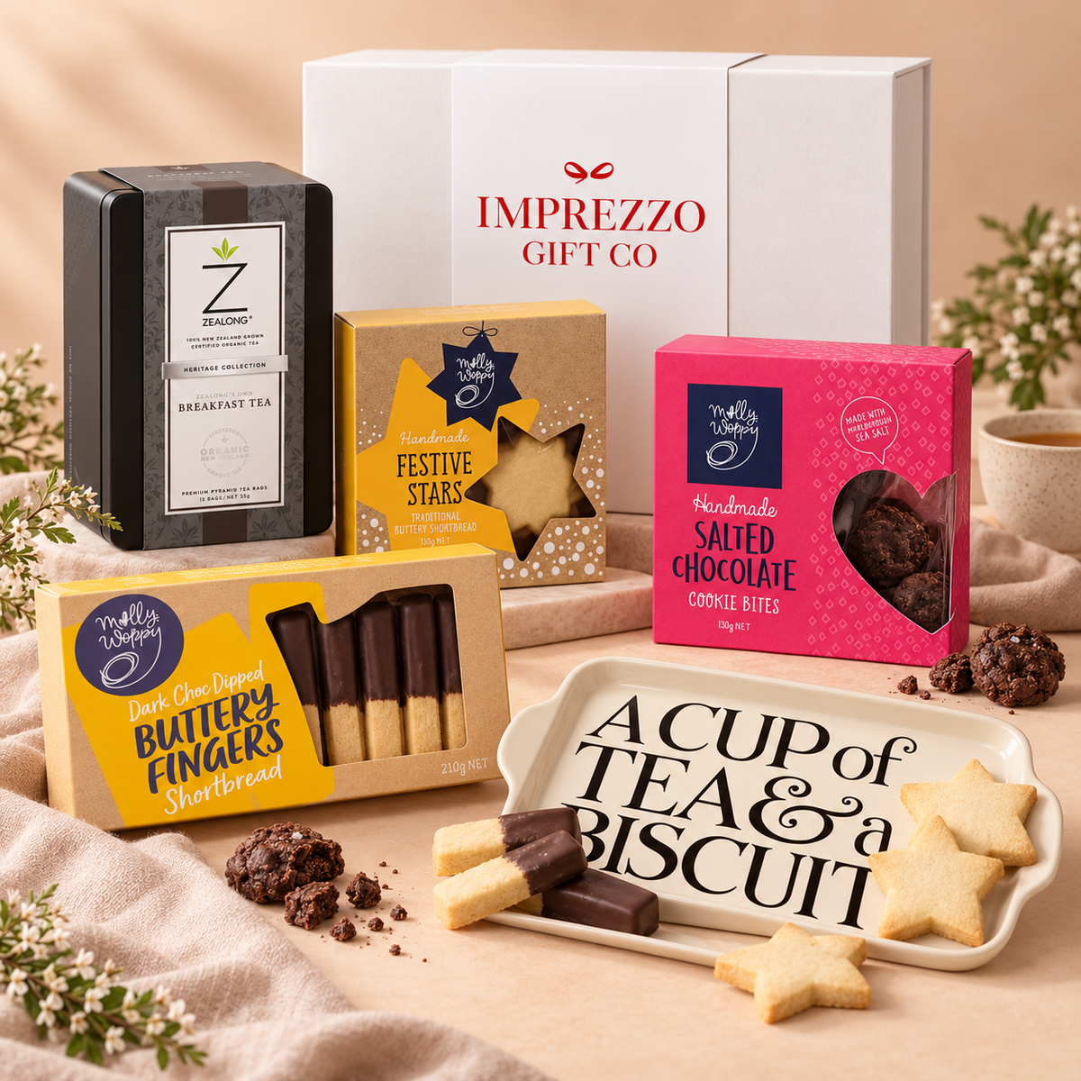 The Breakfast Tea & Biscuits Gift Box